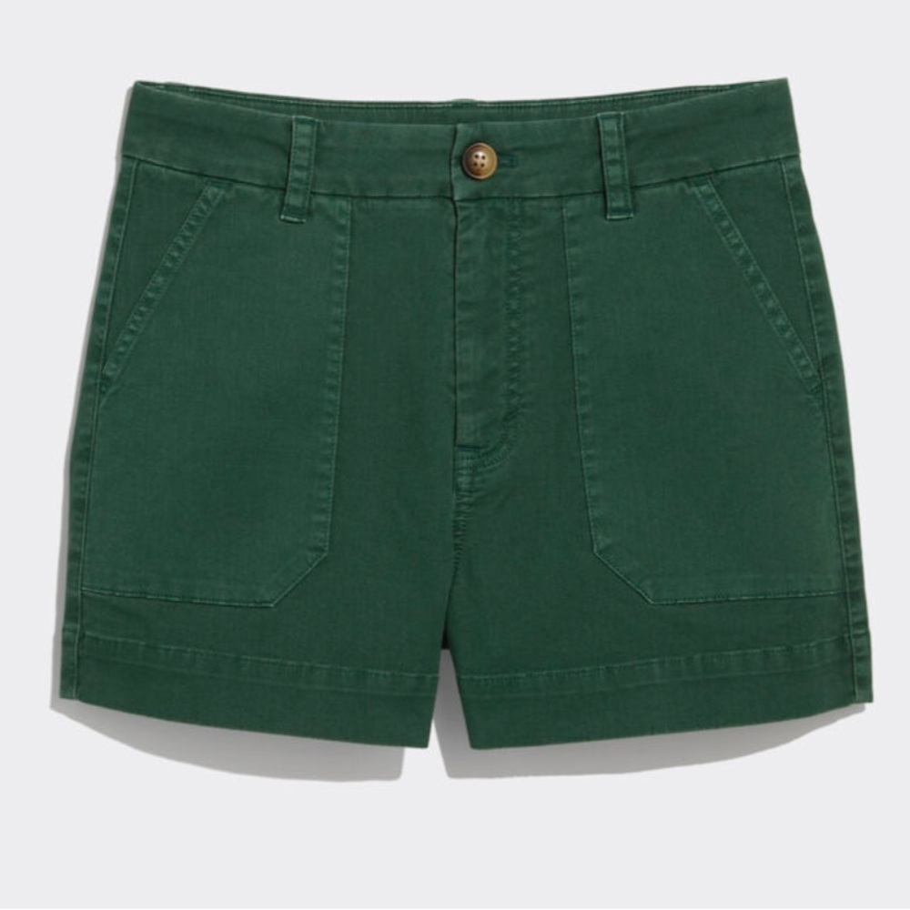 Vineyard Vines 3 1/2 inch Vintage Chino Utility Shorts Hunter Green Size…